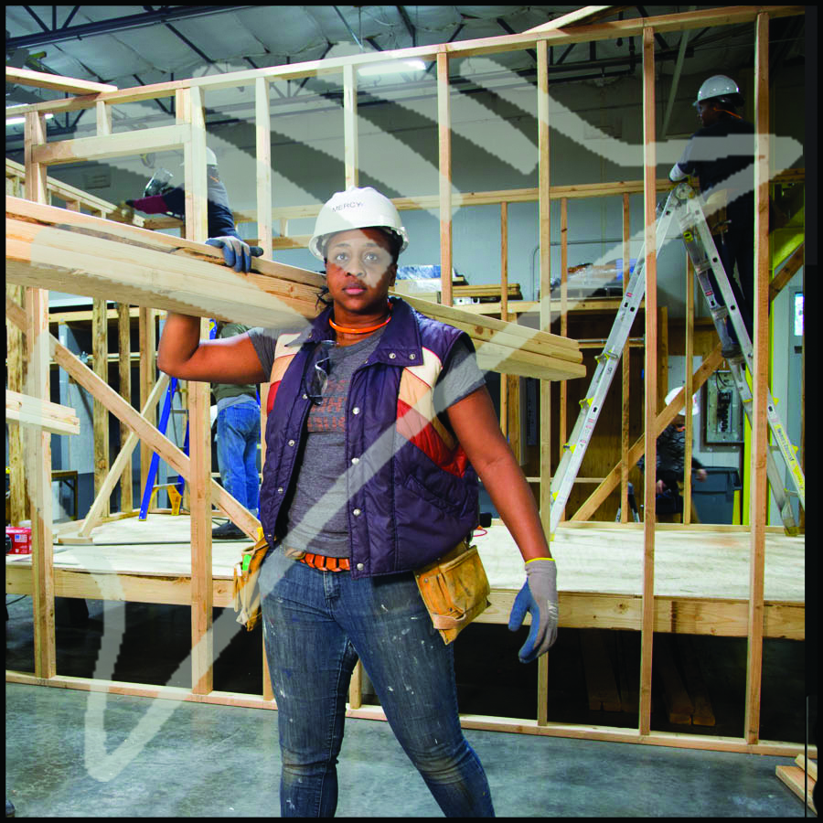 Black Woman Construction Worker