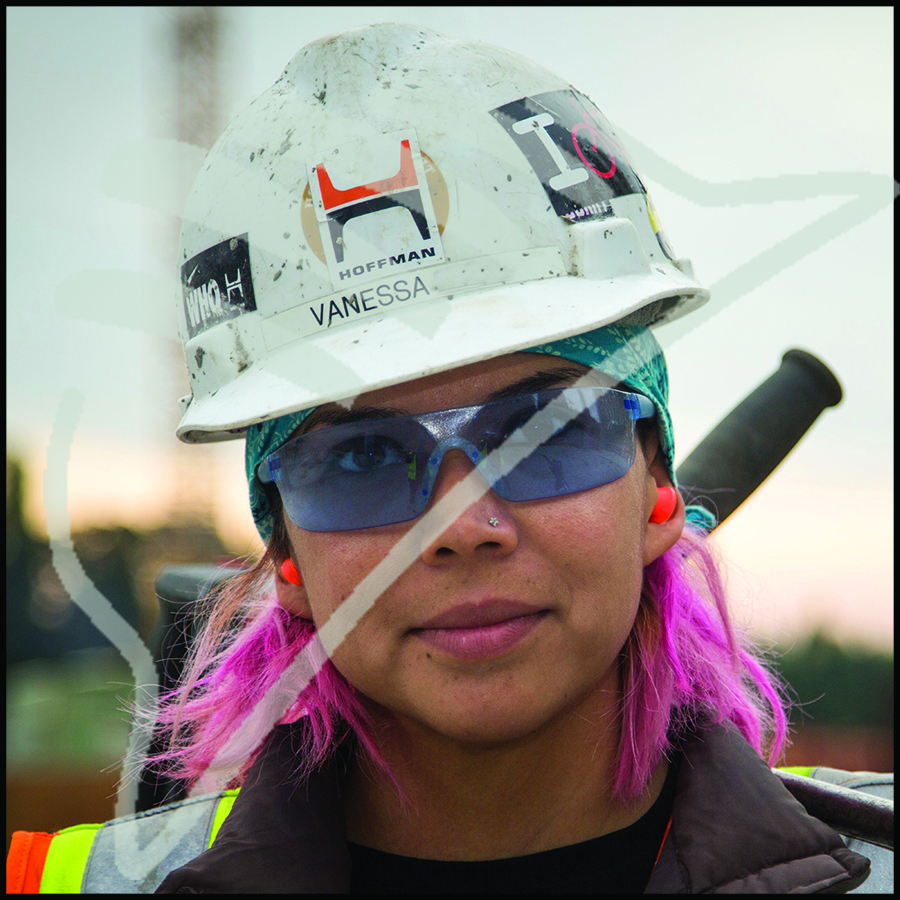 Woman Construction Worker Laborer